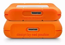 Disco Duro Externo Lacie Rugged Mini 4 Tb, Micro-usb B 3.2 Gen 1 (3.1 Gen 1), Naranja