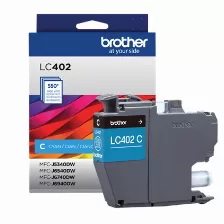 Cartucho De Tinta Brother Lc402cs Original, Cian, Compatibilidad Mfc-j5340dw, Mfc-j6540dw, Mfc-j6940dw