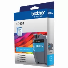 Cartucho De Tinta Brother Lc402cs Original, Cian, Compatibilidad Mfc-j5340dw, Mfc-j6540dw, Mfc-j6940dw