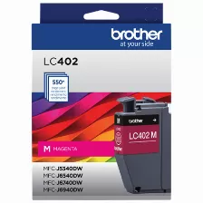 Cartucho De Tinta Brother Lc402m Original, Magenta, Compatibilidad Mfc-j5340dw, Mfc-j6540dw, Mfc-j6940dw