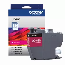 Cartucho De Tinta Brother Lc402m Original, Magenta, Compatibilidad Mfc-j5340dw, Mfc-j6540dw, Mfc-j6940dw