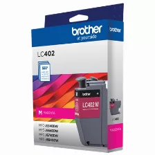 Cartucho De Tinta Brother Lc402ms Original, Magenta, Compatibilidad Mfc-j5340dw, Mfc-j6540dw, Mfc-j6940dw.