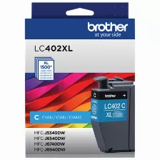 Cartucho De Tinta Brother Lc402xlc Original, Cian, Compatibilidad Mfc-j5340dw, Mfc-j6540dw, Mfc-j6940dw