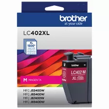 Cartucho De Tinta Brother Lc402xlms Original, Magenta, Compatibilidad Mfc-j5340dw, Mfc-j6540dw, Mfc-j6940dw