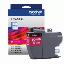 Cartucho De Tinta Brother Lc402xlms Original, Magenta, Compatibilidad Mfc-j5340dw, Mfc-j6540dw, Mfc-j6940dw