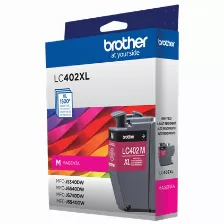 Cartucho De Tinta Brother Lc402xlms Original, Magenta, Compatibilidad Mfc-j5340dw, Mfc-j6540dw, Mfc-j6940dw