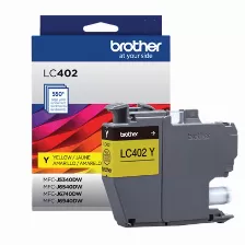 Cartucho De Tinta Brother Lc402ys Original, Amarillo, Compatibilidad Mfc-j5340dw, Mfc-j6540dw, Mfc-j6940dw