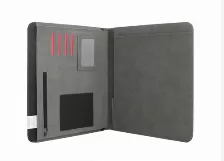 Swiss Mobility Lsf102700 Bifolio Ejecutivo Nair Negro Con Compartimiento Externo Y 1 Interno Para Hojas Con Proteccion Anti Perdidas