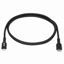 Cable Usb Tripp-lite M102-01m-bk Cable De Sincronizaciã³n Y Carga Usb C A Lightning (m/m), Certificado Mfi, Negro, 1 M [3.3 Pies]