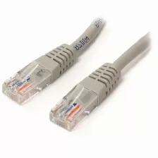 Cable De Red Startech.com Cable De Red 2.1m Categoría Cat5e Utp Rj45 Fast Ethernet - Patch Moldeado - Gris, 2.1 M, Cat5e, U/utp (utp), Rj-45, Rj-45, Gris