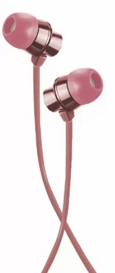 Audífonos Mobifree Mm-100 Intra Auditivo Para Llamadas/música, Micrófono En Línea, Conectividad Alámbrico, Conector De 3.5 Mm Si, Color Rosa