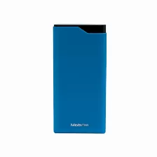 Power Bank Mobifree Mb-923507 10000 Mah, Universal, Fuente De Carga Usb, Color Azul, Soporta 2 Dispositivo(s)