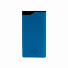 Power Bank Mobifree Mb-923507 10000 Mah, Universal, Fuente De Carga Usb, Color Azul, Soporta 2 Dispositivo(s)