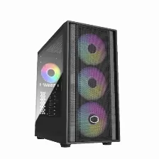 Gabinete Cooler Master Masterbox Masterbox 600 Escritorio, Psu No, Vent. 3x 140 Mm, Vent. 1x 120 Mm, Negro