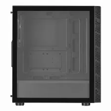 Gabinete Cooler Master Masterbox Mb600l V2 Midi Tower, Pc, Soporta Atx, Micro Atx, Mini-itx, 7 Ranuras De Expansión, Color Negro, Ventana Lateral Si, Fuente De Alimentación No, Ventiladores Trasero...