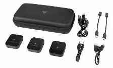 Kit De 2 Microfonos Y 1 Receptor Inalambricos Game Factor Mcl650, 8hr, Usb-c 2.4 Ghz, 3.5mm, Negro