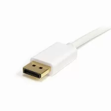 Cable Displayport Startech.com Cable Adaptador De 2m De Monitor Mini Displayport 1.2 Macho A Dp Macho - 4k Blanco, 2 M, Mini Displayport, Displayport, Macho, Macho, 3840 X 2400 Pixeles