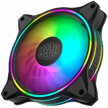 Ventilador Cooler Master Masterfan Mf120 Halo Rgb, 120mm, 1800 Rpm, Negro Open Box