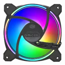 Ventilador Cooler Master Masterfan Masterfan Mf120 Halo² 3in1 12 Cm, 2050 Rpm, Led Multi, Negro, Pwm