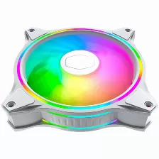 Ventilador Cooler Master Masterfan Mf120 Halo Rgb, 120mm, Blanco