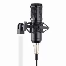 Micrófono Steren Mic-650 Alámbrico, Interfaz 3.5 Mm (1/8 