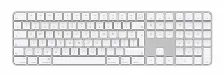 Teclado Inalámbrico Apple Magic Español, Teclado Numérico Si, Color Aluminio, Blanco