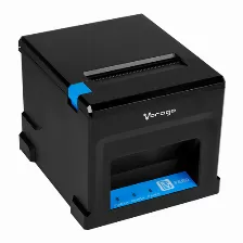 Impresora De Recibo Vorago Mnp-180 Térmico, Tipo Impresora De Tpv, Velocidad 220 Mm/seg, Alámbrico, Usb Si, Interfaz De Serie Rj-11, Color Negro