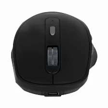 Mouse Vorago Mo-450 Optico, Inalambrico, 5 Botones, 1600 Dpi, Interfaz Bluetooth, Usb Type-a, Recargable Usb-c, Negro