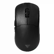 Mouse Game Factor Mow800, Inalambrico, Base Magnetica De Carga Rgb, 25k Dpi, Negro