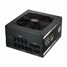 Fuente De Poder Cooler Master, 750w, 80 Plus Gold, Mwe 750 V2, Atx 3.0, Full Modular, Negro