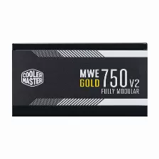 Fuente De Poder Cooler Master, 750w, 80 Plus Gold, Mwe 750 V2, Atx 3.0, Full Modular, Negro