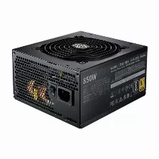 Fuente De Poder Cooler Master Mwe 850 V2, 850w, 80plus Gold, Full Modular, Atx 3.0, Negro