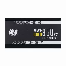 Fuente De Poder Cooler Master, 850w, 80plus Gold, Mwe 850 V2, Full Modular, Atx 3.0, Negro