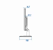 Monitor Quaroni Mq19-02 Led, 49.5 Cm (19.5