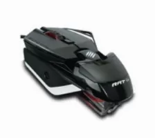 Mouse Mad Catz The Authentic R.a.t. 2+ óptico, 5000 Dpi, Interfaz Usb Tipo A, Color Negro