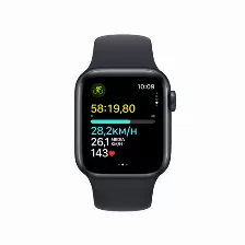 Smart Watch Apple Watch Watch Se Touch Si, Micrófono Si, Altavoces Si, Monitor De Frecuencia Cardíaca Si, Bluetooth 5.0, Color De Banda Negro