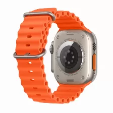 Smart Watch Apple Watch Watch Ultra 2 Touch Si, Micrófono Si, Altavoces Si, Monitor De Frecuencia Cardíaca Si, Bluetooth 5.3, Color De Banda Naranja, Ip6x