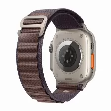 Smart Watch Apple Watch Watch Ultra 2 Touch Si, Micrófono Si, Altavoces Si, Monitor De Frecuencia Cardíaca Si, Bluetooth 5.3, Color De Banda Café, Púrpura, Ip6x