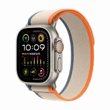 Smart Watch Apple Watch Watch Ultra 2 Touch Si, Micrófono Si, Altavoces Si, Monitor De Frecuencia Cardíaca Si, Bluetooth 5.3, Color De Banda Beige, Naranja, Ip6x