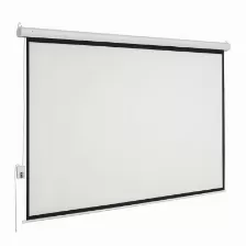 Pantalla Proyeccion Electrica Multimedia Screen Mse-182, 101 Pulgadas Diagonal, Medida 182 Cm X 182 Cm, Formato 1:1, Color Blanco Mate, Para Colgar O Pared