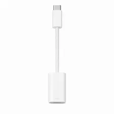 Conector Apple Adaptador De Usb-c A Conector Lightning Conector Usb Type-c Lightning, Macho A Hembra, Color Blanco