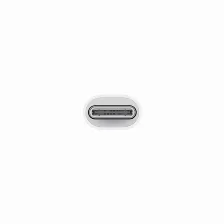 Conector Apple Adaptador De Usb-c A Conector Lightning Conector Usb Type-c Lightning, Macho A Hembra, Color Blanco