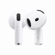 Audífonos Apple Airpods (4th Generation) Airpods 4 Intra Auditivo Para Llamadas/música/deportes/diario, Micrófono Integrado, Conectividad Inalámbrico, Color Blanco