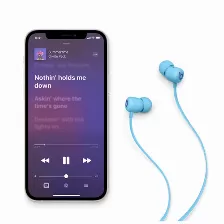 Audífonos Apple Flex Intra Auditivo Para Llamadas/música, Micrófono Integrado, Conectividad Inalámbrico, Conector De 3.5 Mm No, Color Azul