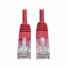 Cable De Red Tripp Lite N002-005-rd Cable Ethernet (utp) Moldeado Cat5e 350 Mhz (rj45 M/m), Poe - Rojo, 1.52 M [5 Pies], 1.5 M, Cat5e, U/utp (utp), Rj-45, Rj-45, Rojo