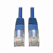 Cable De Red Tripp Lite N002-025-bl Cable Ethernet (utp) Moldeado Cat5e 350 Mhz (rj45 M/m), Poe - Azul, 7.62 M [25 Pies], 7.6 M, Cat5e, U/utp (utp), Rj-45, Rj-45, Azul