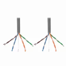Cable De Red Tripp Lite N022-01k-gy Cable Ethernet A Granel De Pvc (utp) Con Núcleo Sólido Cat5e 350 Mhz - Gris, 304.8 M [1000 Pies], Taa, 304.80 M, Cat5, Rj-45, Rj-45, Gris