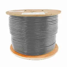 Cable De Red Tripp Lite N022-01k-gy Cable Ethernet A Granel De Pvc (utp) Con Núcleo Sólido Cat5e 350 Mhz - Gris, 304.8 M [1000 Pies], Taa, 304.80 M, Cat5, Rj-45, Rj-45, Gris