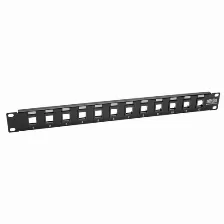 Panel De Parcheo Tripp Lite 12 Puertos, Color Negro, Montaje En Bastidor, Capacidad Del Rack 1u