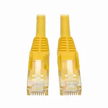 Cable De Red Tripp Lite N201-001-yw Cable Ethernet (utp) Moldeado Snagless Cat6 Gigabit (rj45 M/m), Poe, Amarillo, 30.48 Cm [1 Pie], 0.3 M, Cat6, U/utp (utp), Rj-45, Rj-45, Amarillo